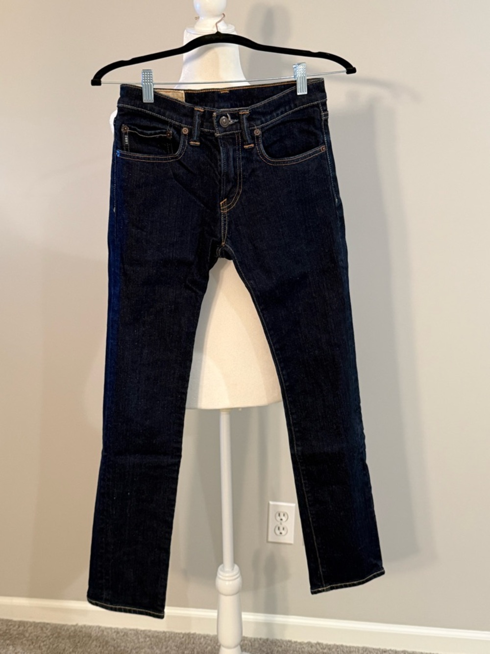 Abercrombie & Fitch Kids Dark Blue ‘Super Skinny’ Jeans